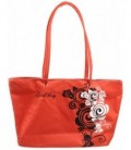 Сумка повседневная с ручками Good Bag 510*300*110 мм, оранжевая с рисунком