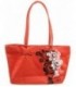 Сумка повседневная с ручками Good Bag 510*300*110 мм, оранжевая с рисунком